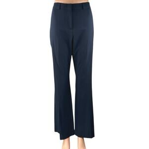 M&S Collection Women's Blue High Waist Flared Bootcut Trousers Dress Pants Sz 10